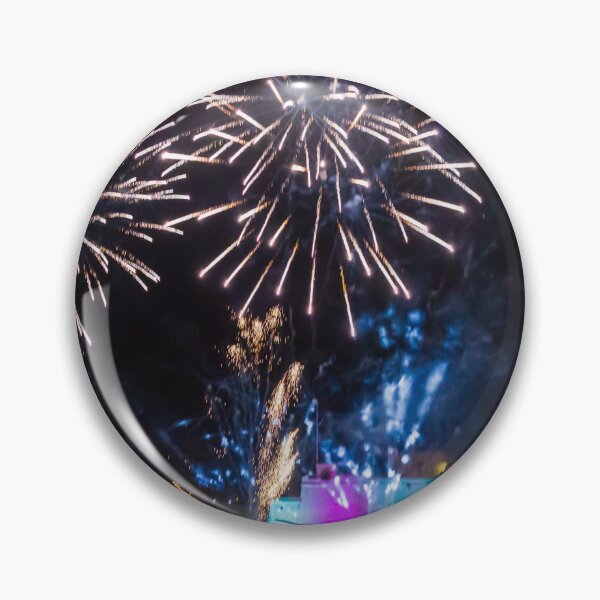 Item preview, Fireworks Display Over Harbor At Night With Colorful Reflections And Festive Light Show designed and sold by Nmallia.