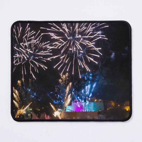 Item preview, Fireworks Display Over Harbor At Night With Colorful Reflections And Festive Light Show designed and sold by Nmallia.