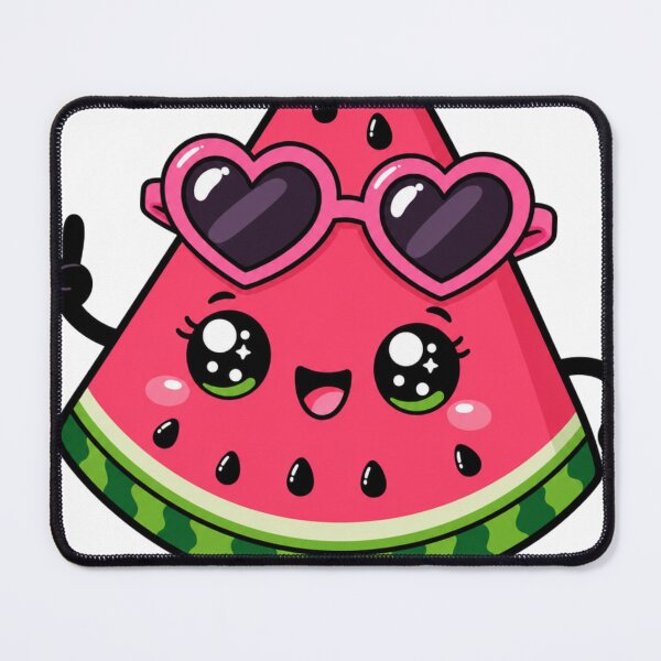 Item preview, One in a Melon Cute Kawaii Watermelon with Sunglasses designed and sold by BoosterShop.