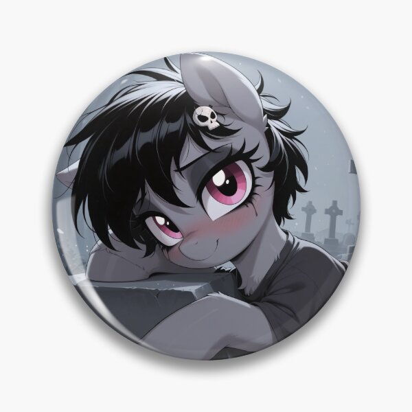 Item preview, Selune the Graveyard Goth Pony designed and sold by CeluniaMoon's Art - Cute Furry, Anime, and More! .