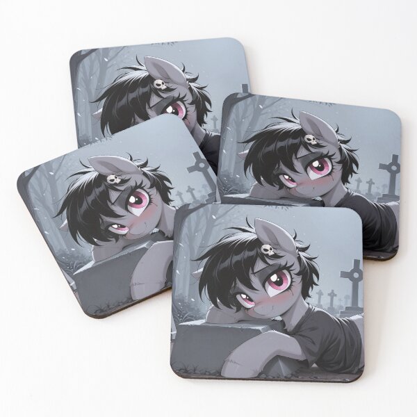Item preview, Selune the Graveyard Goth Pony designed and sold by CeluniaMoon's Art - Cute Furry, Anime, and More! .
