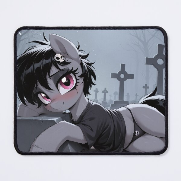 Item preview, Selune the Graveyard Goth Pony designed and sold by CeluniaMoon's Art - Cute Furry, Anime, and More! .