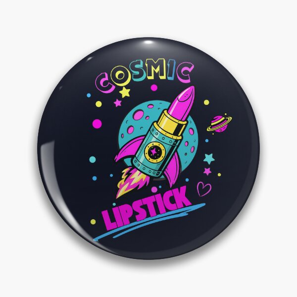Item preview, Cosmic Lipstick Rocket Cartoon T-Shirt | Cute Space Makeup Graphic designed and sold by Aimetoi.