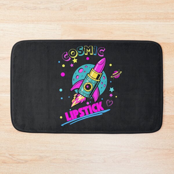 Item preview, Cosmic Lipstick Rocket Cartoon T-Shirt | Cute Space Makeup Graphic designed and sold by Aimetoi.