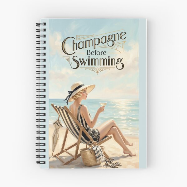 Item preview, Art Deco- Champagne Before Swimming designed and sold by Tantessa.