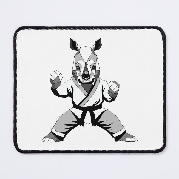 Item preview, Rey the Rhino Karate Mascot designed and sold by MORRAx.