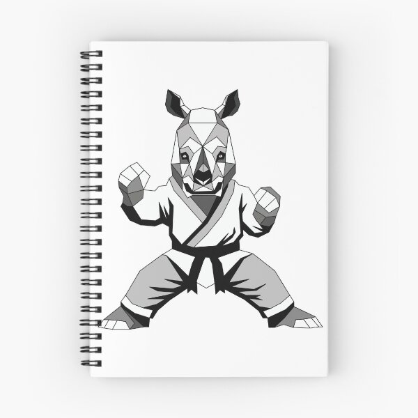 Item preview, Rey the Rhino Karate Mascot designed and sold by MORRAx.