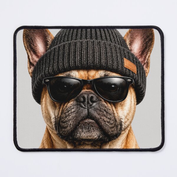 Item preview, Cool French Bulldog Beanie designed and sold by BagFactoryUK.