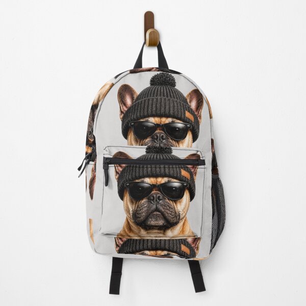 Item preview, Cool French Bulldog Beanie designed and sold by BagFactoryUK.