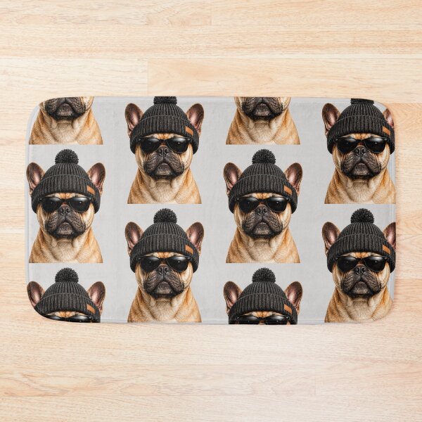 Item preview, Cool French Bulldog Beanie designed and sold by BagFactoryUK.