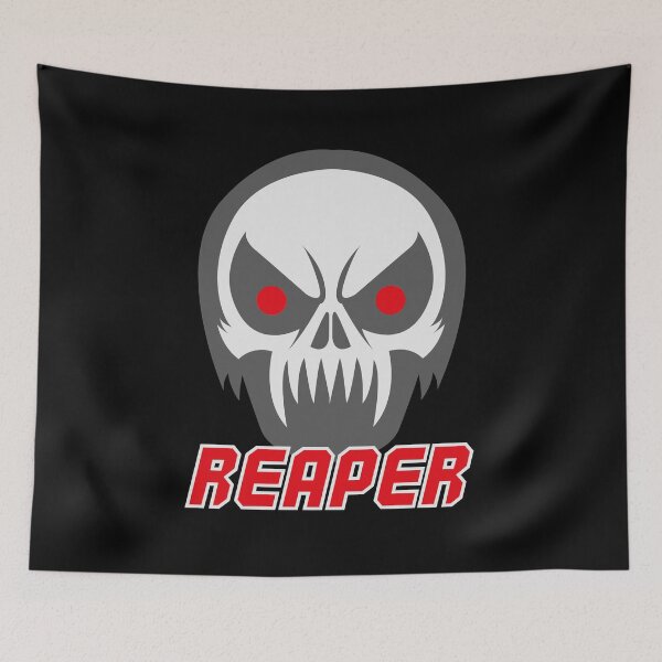 Item preview, Reaper Skull Biker Heavy Metal designed and sold by ElectroSphere46.