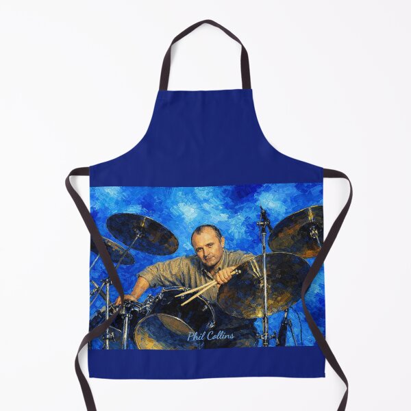 Item preview, Painting of Phil Collins with his Drums and Cymbals designed and sold by Halifaxartguy.
