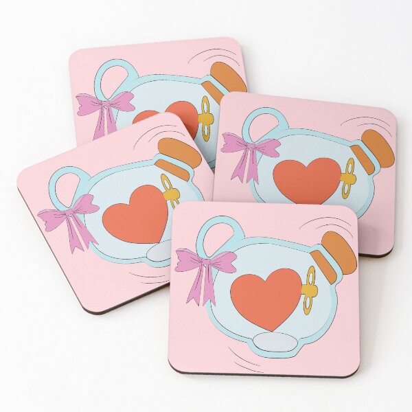 Item preview, Cute Cartoon Whistling Teapot with Heart and Bow Vector Illustration designed and sold by ChaReePat.