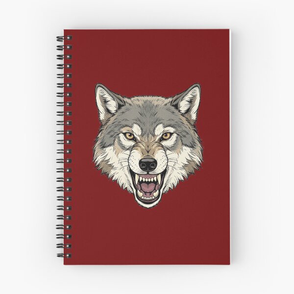Item preview, Golden-Eyed Wolf Snarl – Bold Comic Style Portrait Art designed and sold by FreiherrPK.