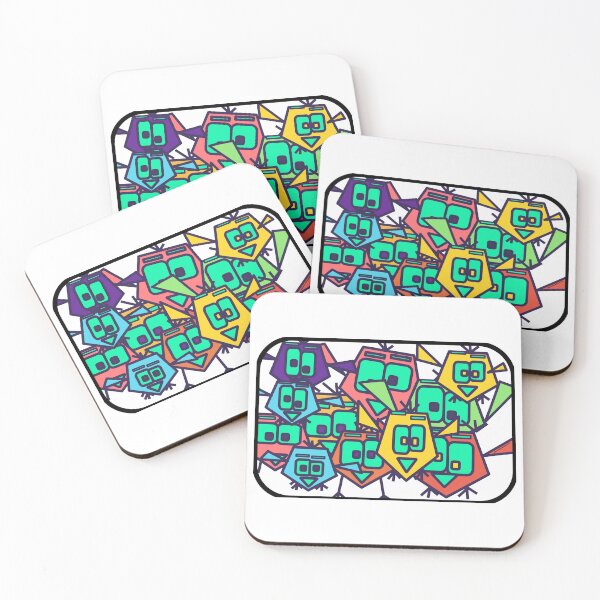 Item preview, Manga Crazy Birds Selfie I doodle  designed and sold by French Papyrus Studio.