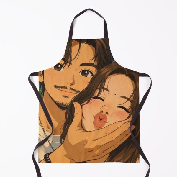 Item preview, Cute Anime Couple In Love Sweet Summer Day designed and sold by Pink Chaos Club.