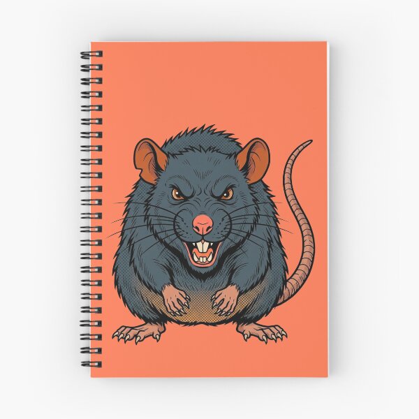 Item preview, Fierce Fanged Rat – Bold Comic Style Angry Rodent Art designed and sold by FreiherrPK.
