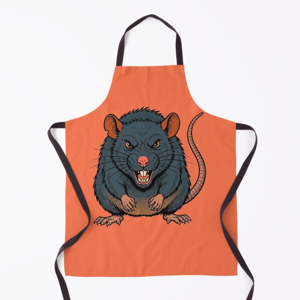 Item preview, Fierce Fanged Rat – Bold Comic Style Angry Rodent Art designed and sold by FreiherrPK.