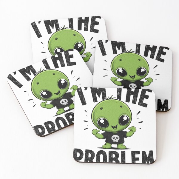 Item preview, I'm the Problem Funny Alien Shirt | Cute Green Alien Graphic | Sarcastic Introvert Humor designed and sold by Diesel outlaw .
