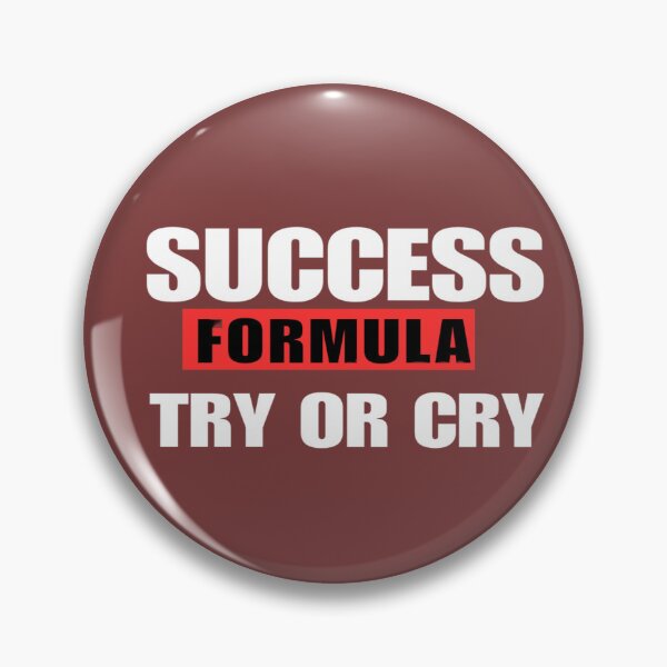 Item preview, Success formula:Try or cry designed and sold by designfy.