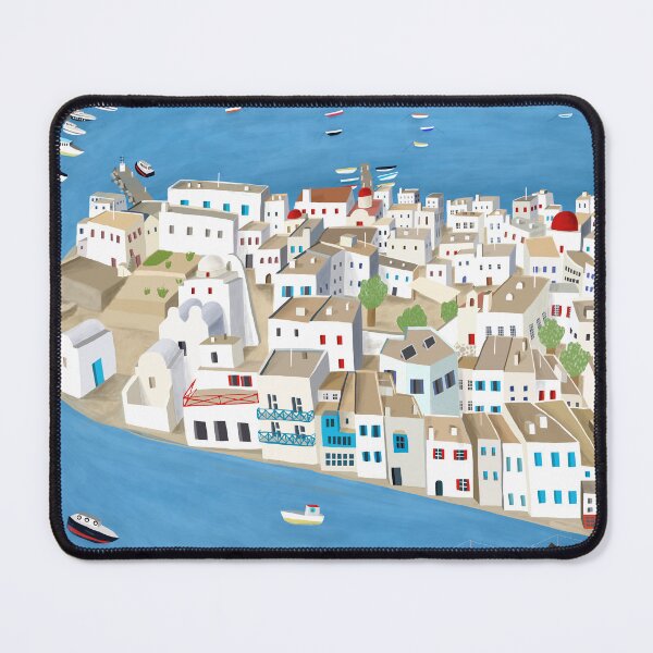 Item preview, Mykonos, Greece, Greek Island By Artist Carla Daly designed and sold by Carla Daly.
