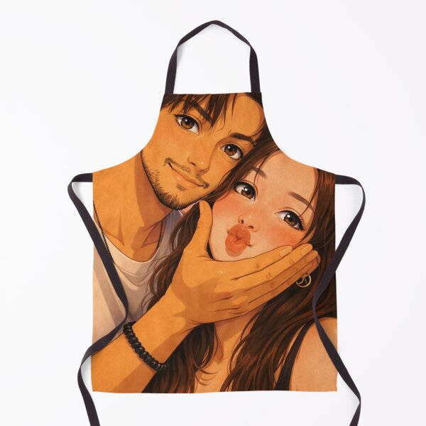 Item preview, Romantic Anime Couple Sunset Golden Hour designed and sold by Pink Chaos Club.