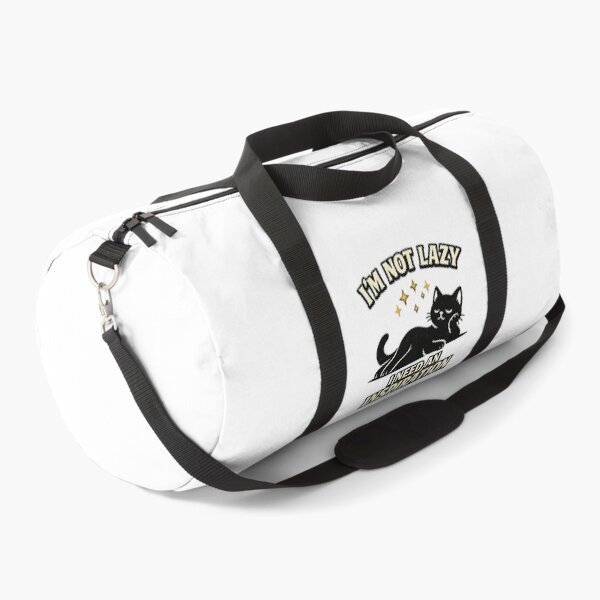 Item preview, Funny Black Cat Design, I'm Not Lazy I Need an Inspiration designed and sold by MystiqSlav.