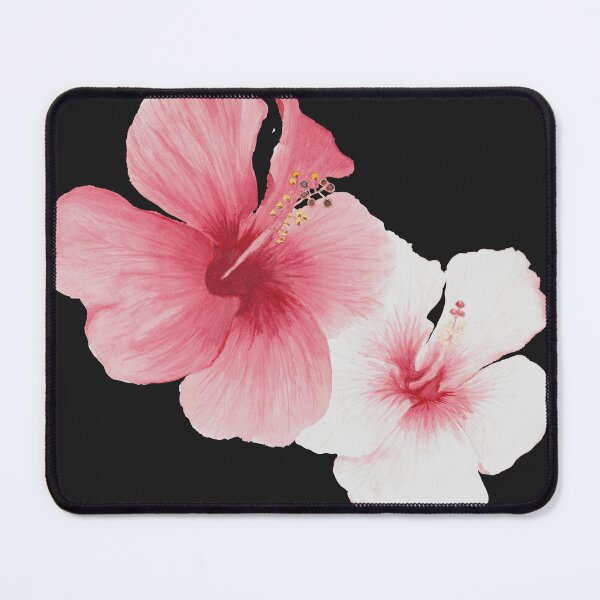 Item preview, Hibiscus - watercolor flowers designed and sold by AquaPixelFusion.