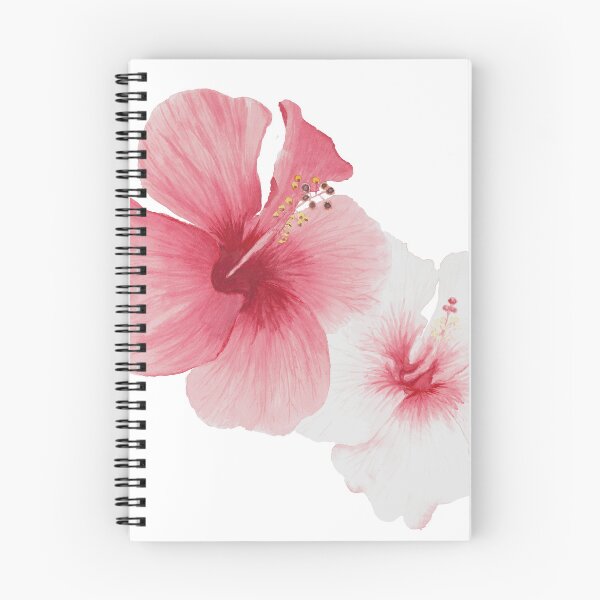 Item preview, Hibiscus - watercolor flowers designed and sold by AquaPixelFusion.