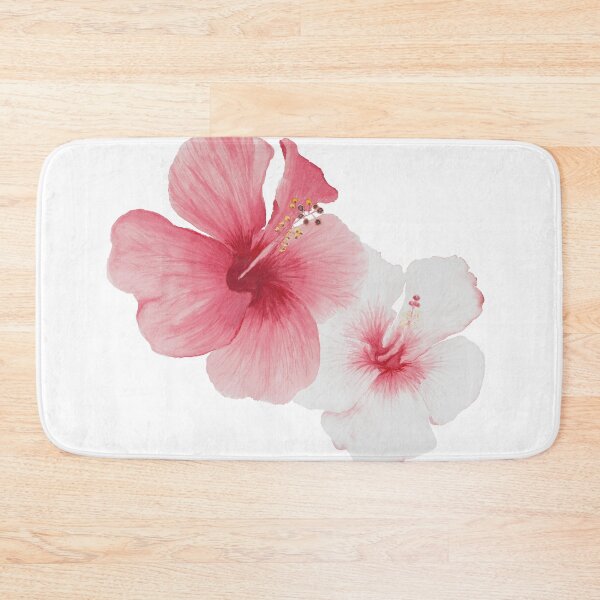 Item preview, Hibiscus - watercolor flowers designed and sold by AquaPixelFusion.
