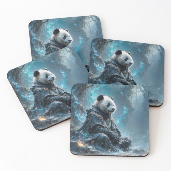 Item preview, Cosmic Panda Monk - Spirit of the Forest designed and sold by BroPagandaPanda.