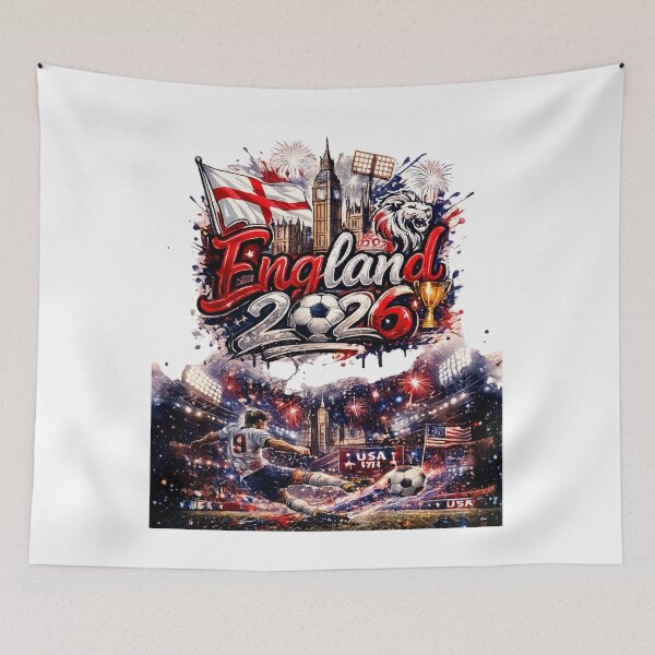 Item preview, England  World Cup 2026  UK Soccer Merch | Football Fan Gear |England Sports Apparel Tee |  England independence Day |Soccer worldcup ChampionshipSoccer World ver 1 designed and sold by CosmicNook1.