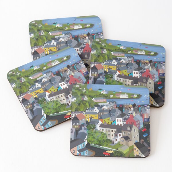 Item preview, Kinsale, Co Cork, Ireland with Colourful Houses By Irish Artist Carla Daly designed and sold by Carla Daly.