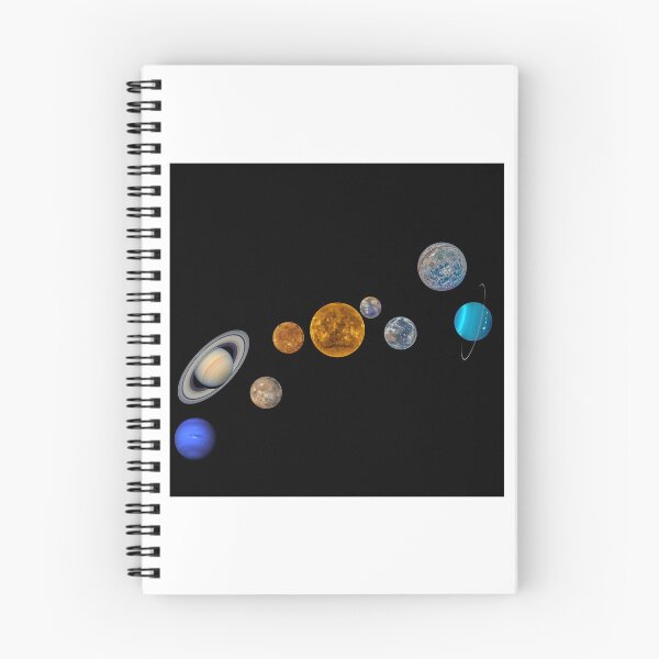 Item preview, The Solar System from NASA official photos (black background) Merchandise designed and sold by RandomlyPopUps.