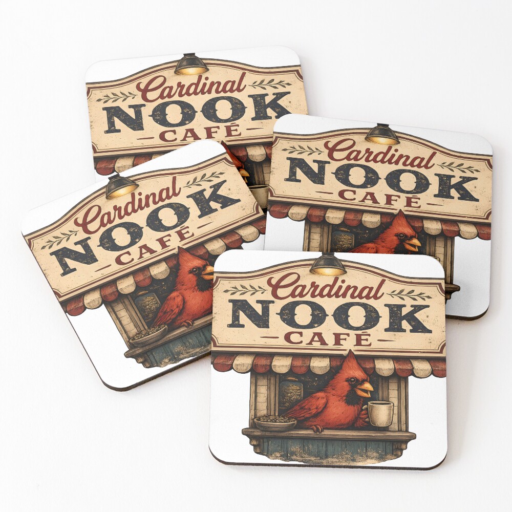 Item preview, Coasters (Set of 4) designed and sold by CardinalNook.
