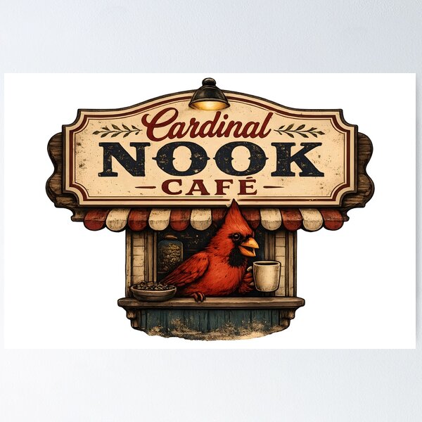 Item preview, Cafetería Cardinal Nook designed and sold by CardinalNook.
