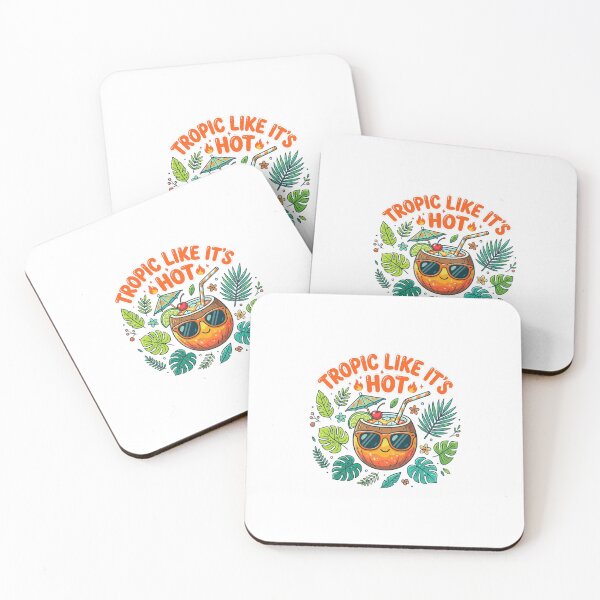 Item preview, Tropic Like Its Hot Funny Summer Tee designed and sold by 7Four1 Designs.