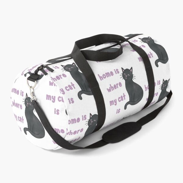 Item preview, Black Cat Home Is Where My Cat Is Cute Funny designed and sold by winterpumpkin.