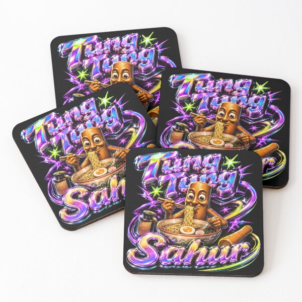 Item preview, Tung Tung Sahur Retro 90s Ramen Noodle Wooden Character designed and sold by Vermanartist.