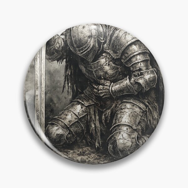 Item preview, Funny Tummy Hurts Medieval Knight Dark Fantasy Meme Vintage Design designed and sold by pingodesign.