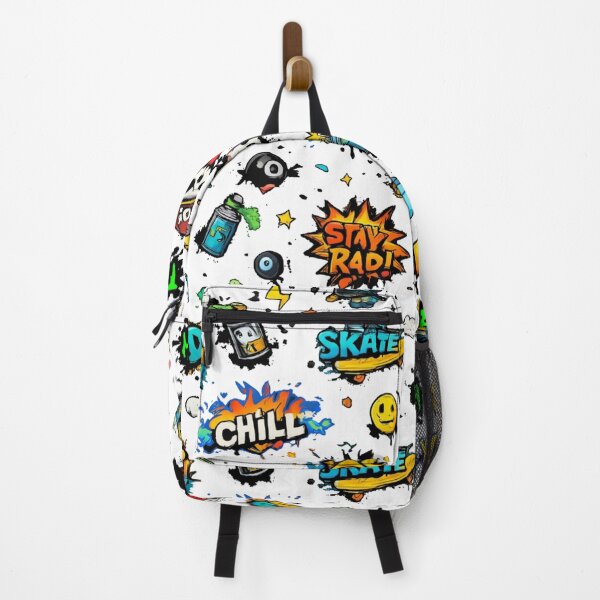 Item preview, Urban Skate, Hip Hop & Cartoon Doodle Pattern designed and sold by RedPixelPlus.