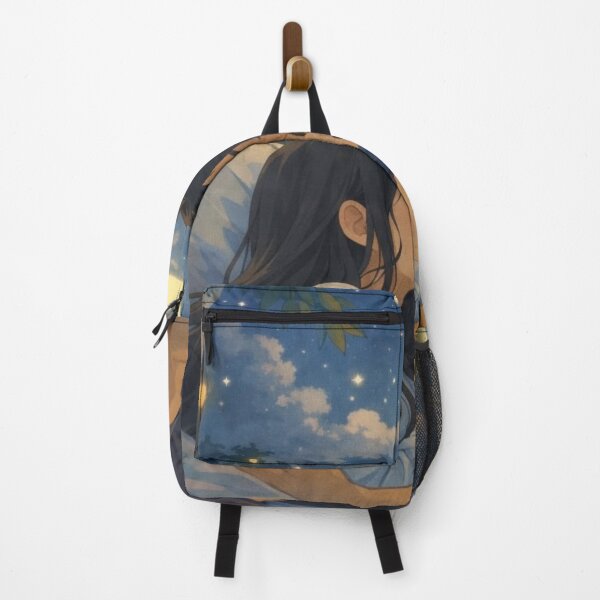 Item preview, Cozy Anime Couple Kissing Under Starry Night designed and sold by Pink Chaos Club.