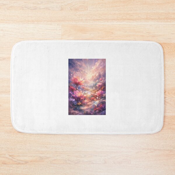 Item preview, Dreamlike Abstract Floral Landscape – Ethereal Bloom Art Print designed and sold by EdgeSphere.