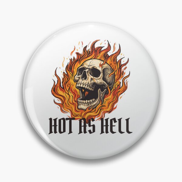 Item preview, Screaming Skull in Flames designed and sold by BHP Studio.