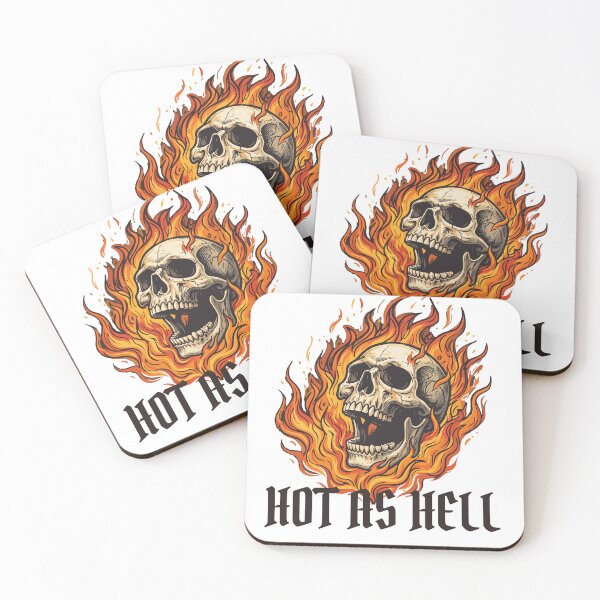 Item preview, Screaming Skull in Flames designed and sold by BHP Studio.