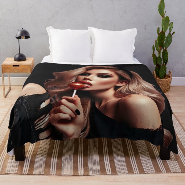 Item preview, Bunny Girl Licking Red Lollipop designed and sold by Voodoo Store Paranormal Collections.