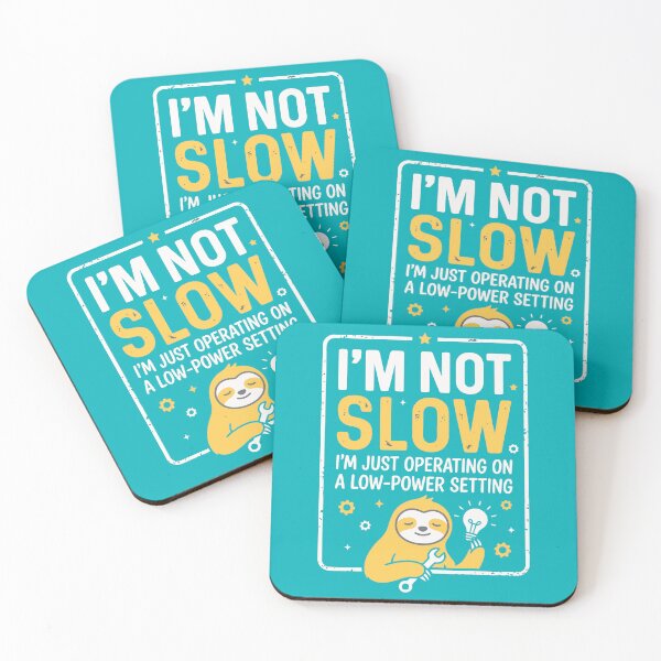 Item preview, Funny Sloth Low Power Setting Tech Humor designed and sold by Amir Faysal.