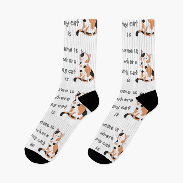 Item preview, Calico Cat Home Is Where My Cat Is Cute Funny designed and sold by winterpumpkin.