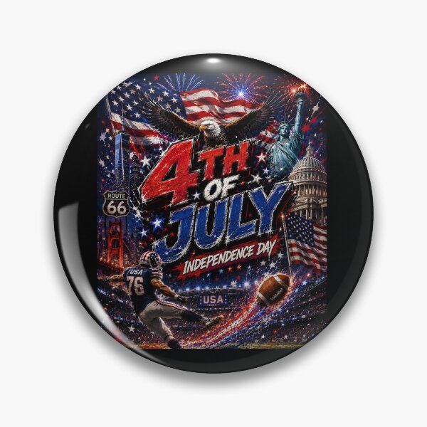 Item preview, 4th of July  USA independence Day| World Cup 2026 USA Soccer Merch | Football Fan Gear | USA Sports Apparel Tee|  Soccer worldcup ChampionshipSoccer World ver 4 designed and sold by CosmicNook1.