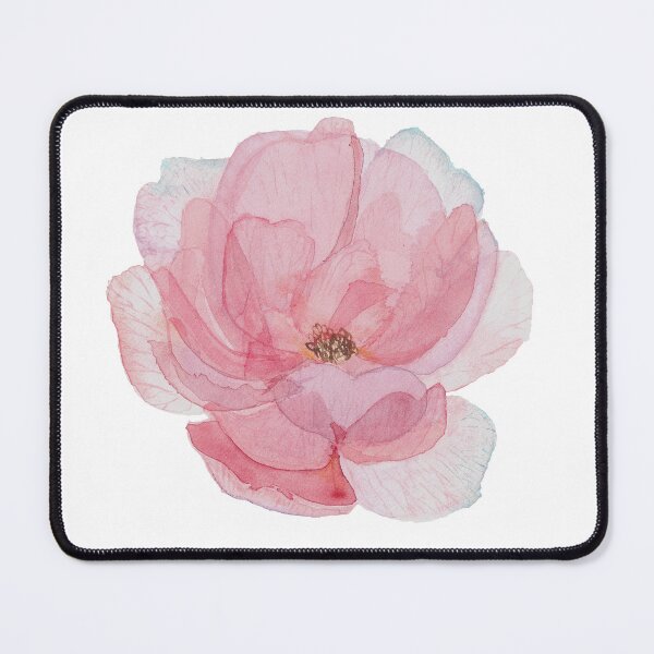 Item preview, Watercolor dusty pink Peony designed and sold by AquaPixelFusion.
